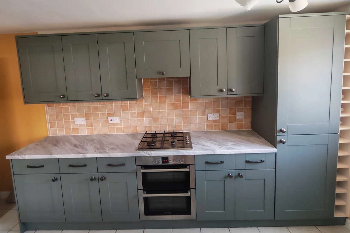 Replacement kitchen doors and worktops installed in Eastbourne